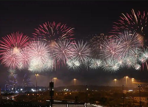 辉县市焰火晚会